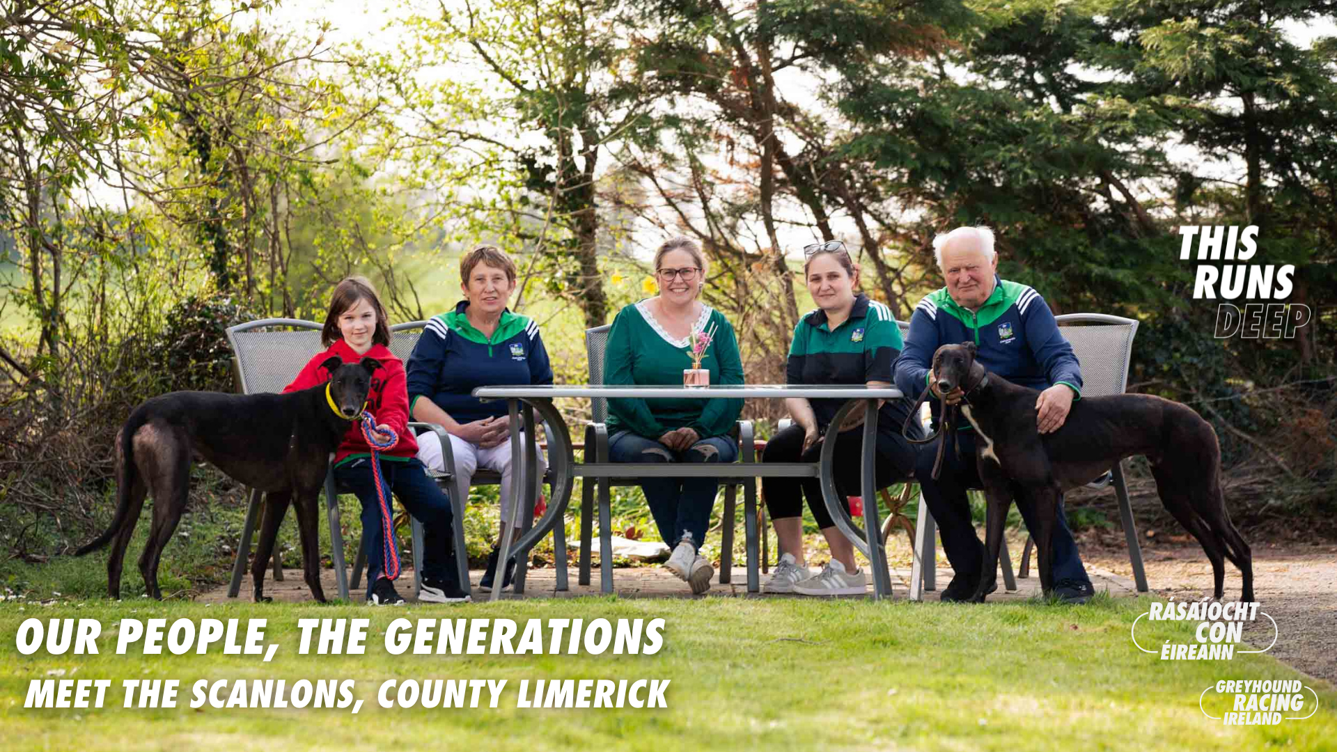Meet the Scanlon family from County Limerick, one of the many proud families involved in Irish Greyhound Racing 
